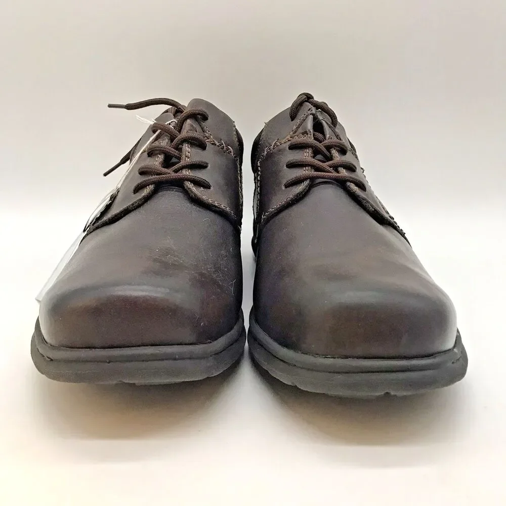 Dr. Scholl's Ames Derby Men's 13M Brown Leather Lace Up Work Casual Comfort Shoe